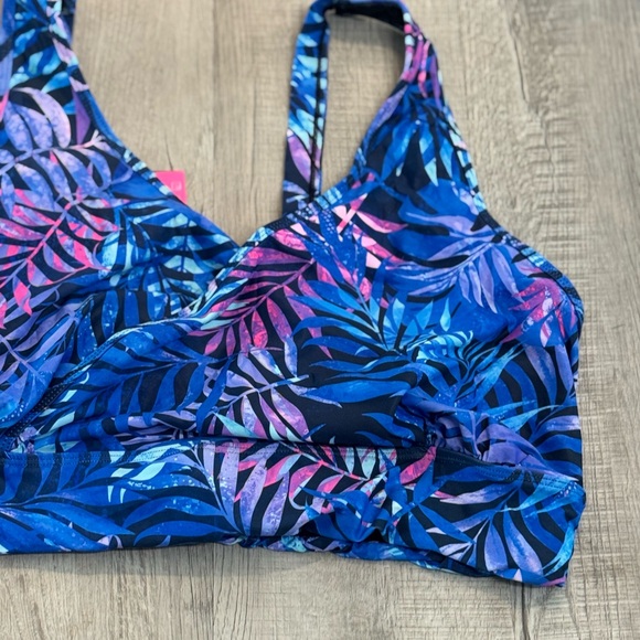 Tropical Leaf Print Bikini Set - Picture 11 of 13